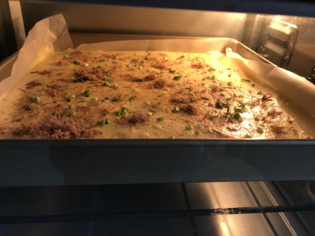 香葱肉松肥蛋糕卷～