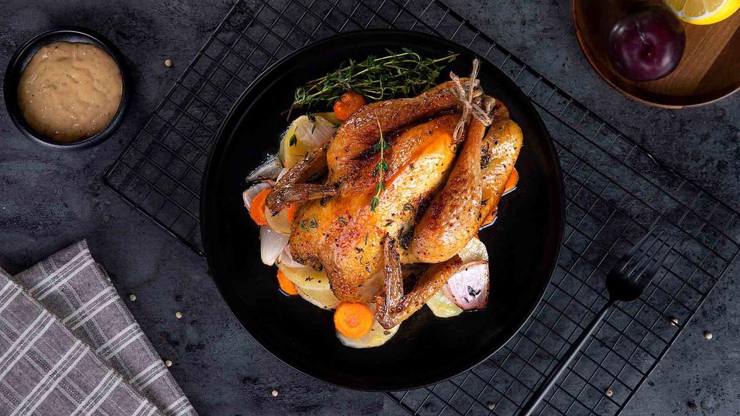 法式烤春鸡的做法