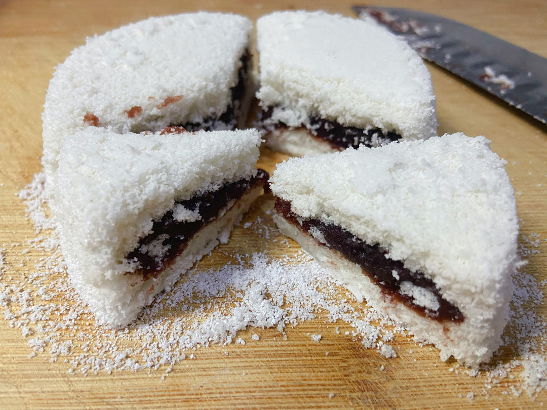 王biubiu做的豆沙米糕松糕