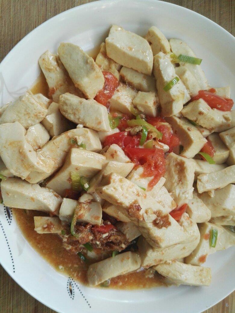 简单的番茄炒豆腐