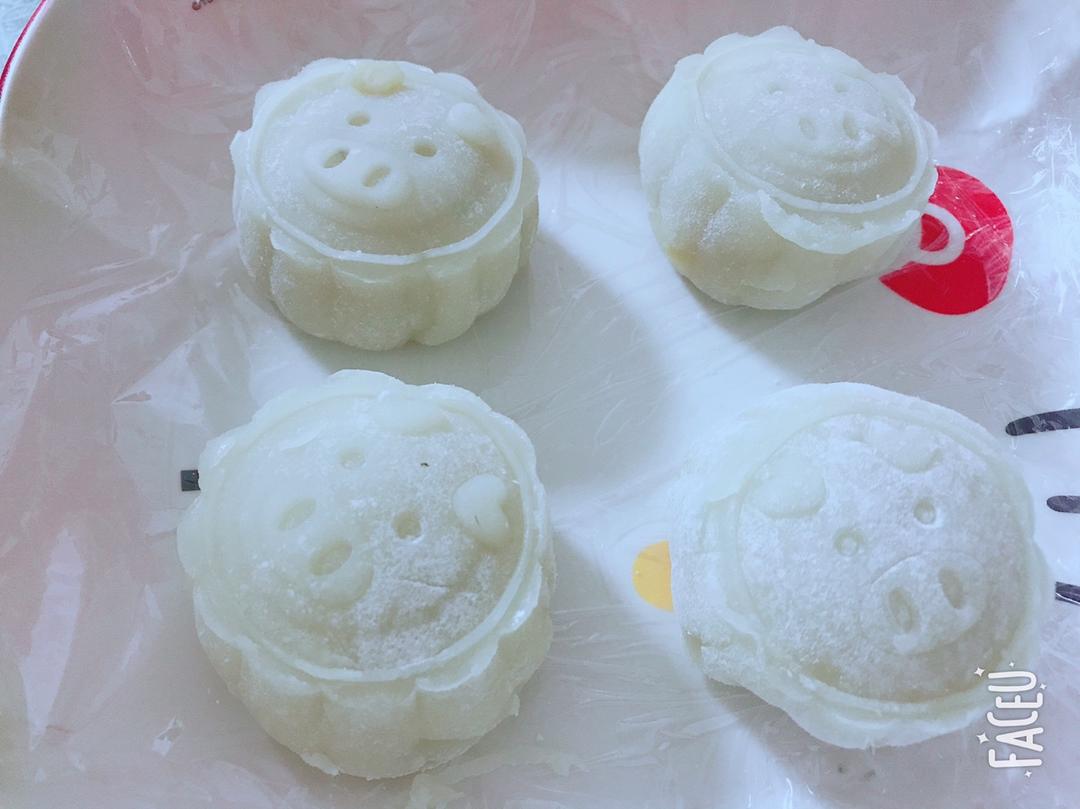 榴莲冰皮月饼的榴莲馅