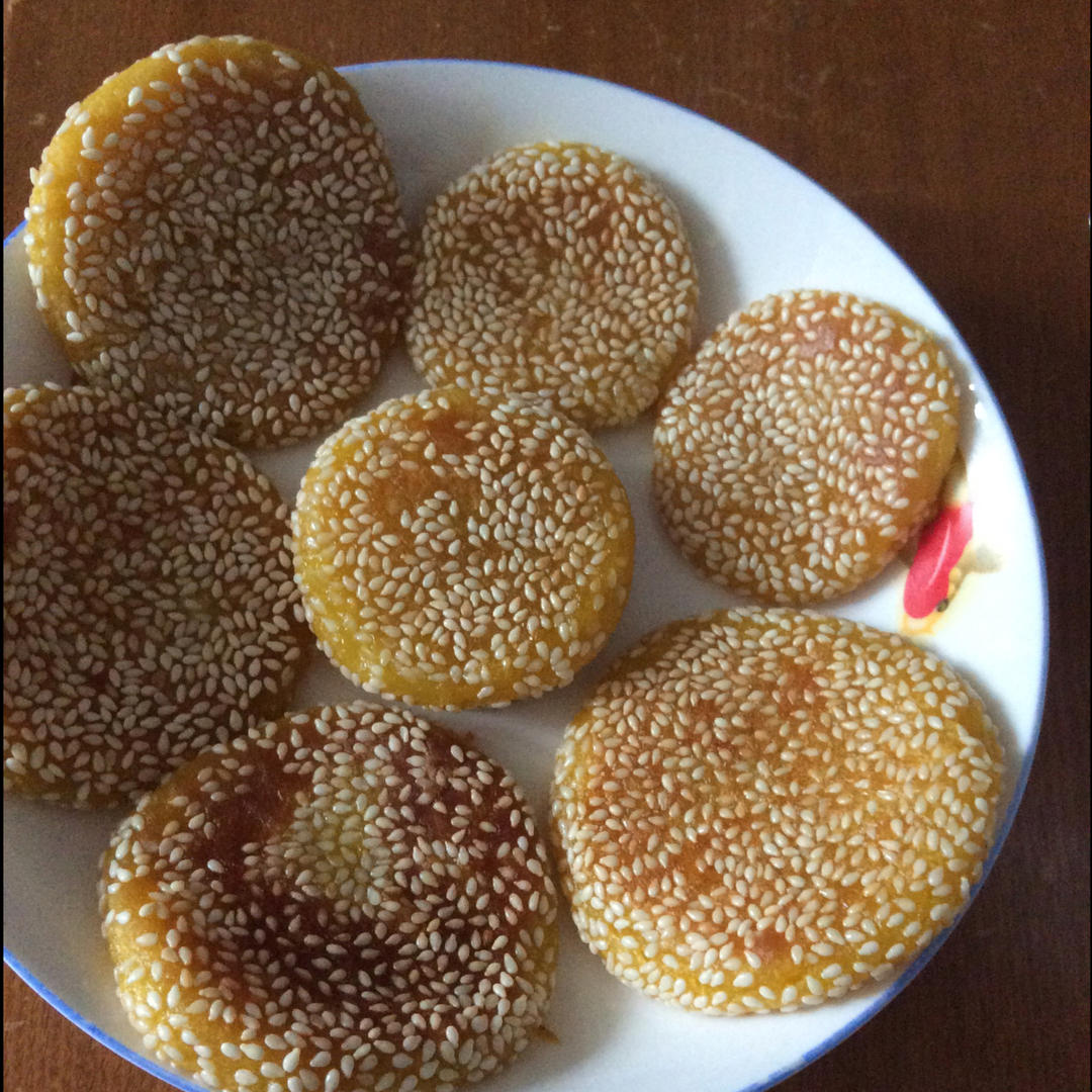 芝麻南瓜饼