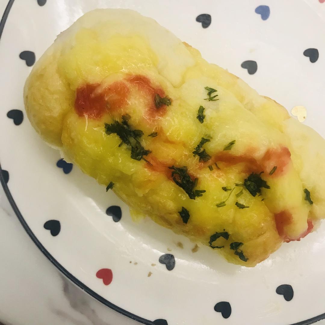 香葱芝士火腿面包  新手必修版