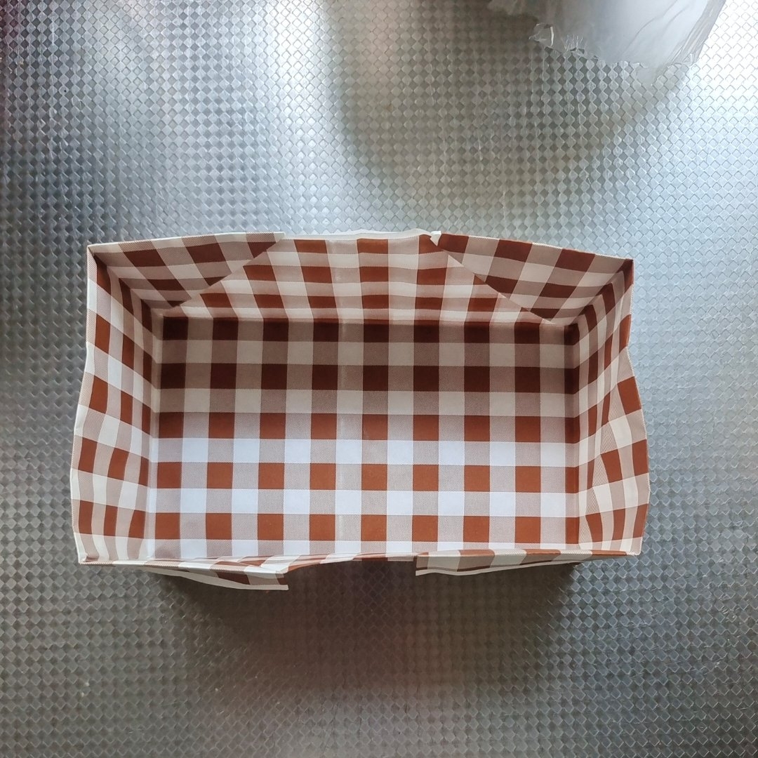 记录详细的三明治纸盒的折法