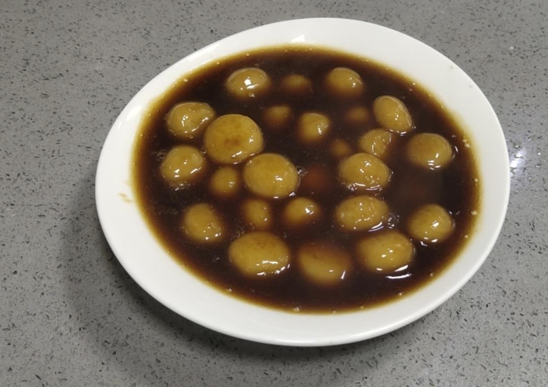 红糖糯米丸子
