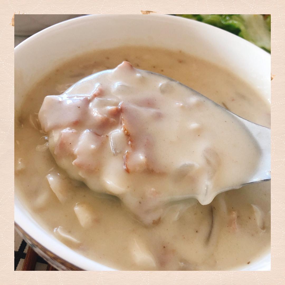 奶油蘑菇汤（完美比例版）
