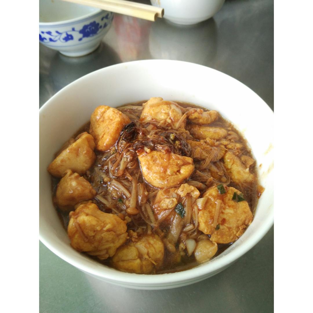 超级下饭菜--金针菇日本豆腐
