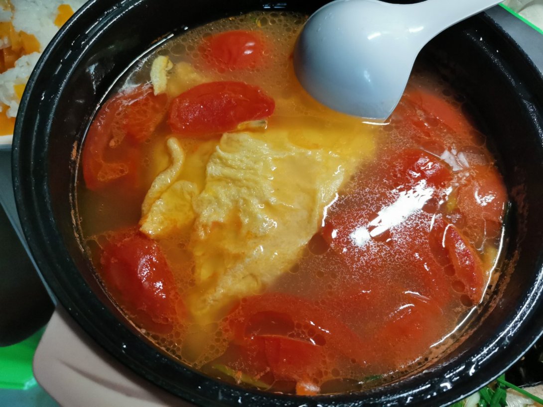 番茄煎蛋汤♨️