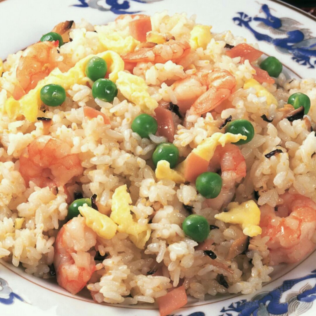 番茄虾仁蛋炒饭