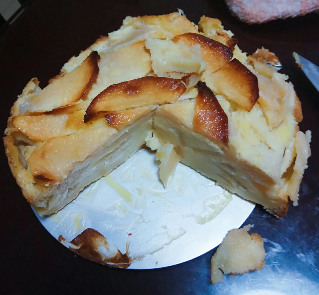 风靡法国的苹果隐形蛋糕