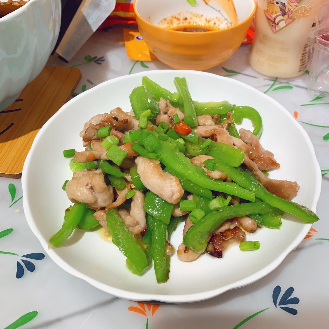 青椒炒肉的做法