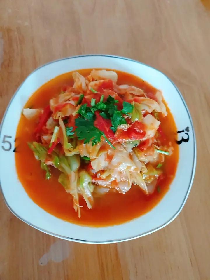 超简单的番茄炒大头菜