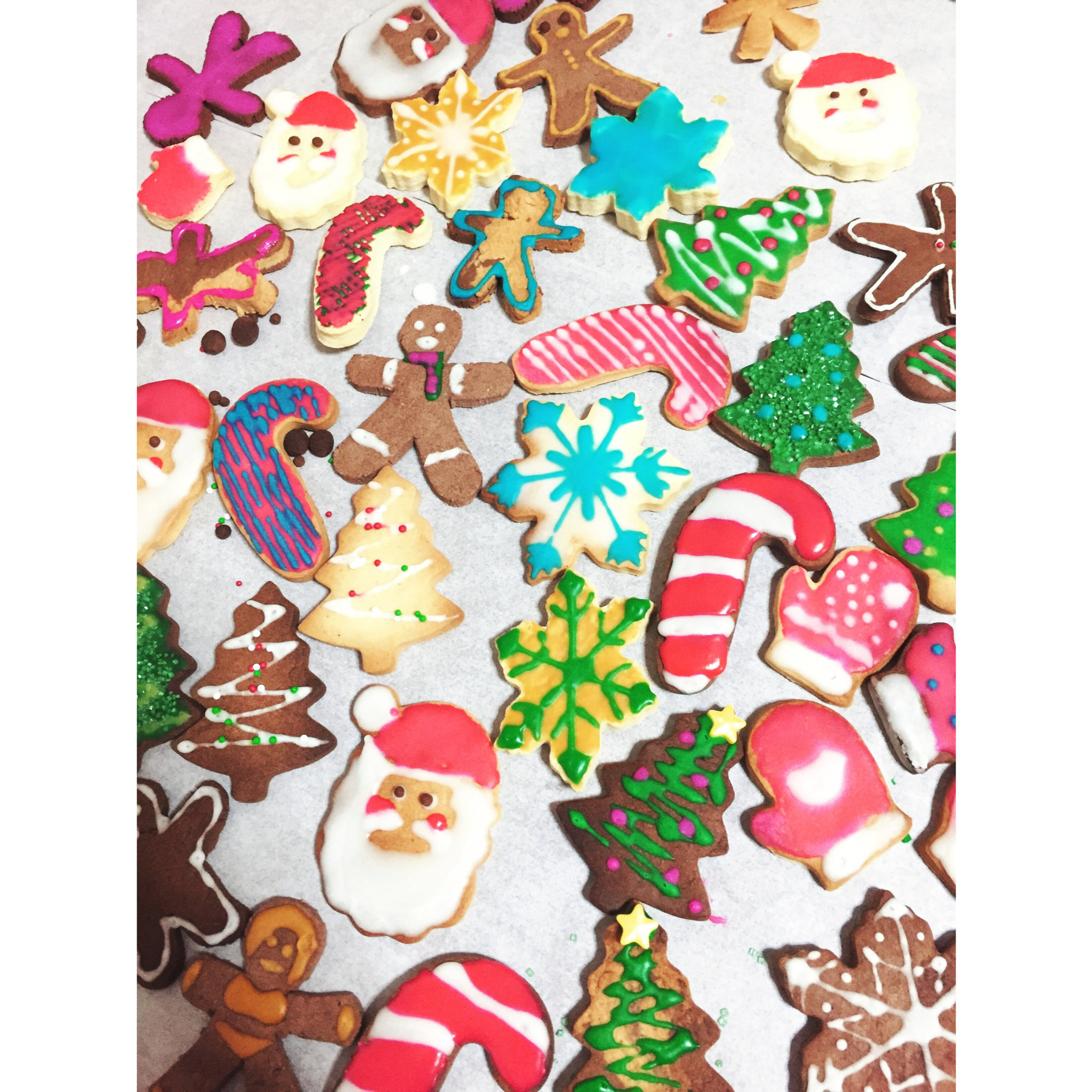 张大萌子酱做的圣诞饼干树(付糖霜的做法)