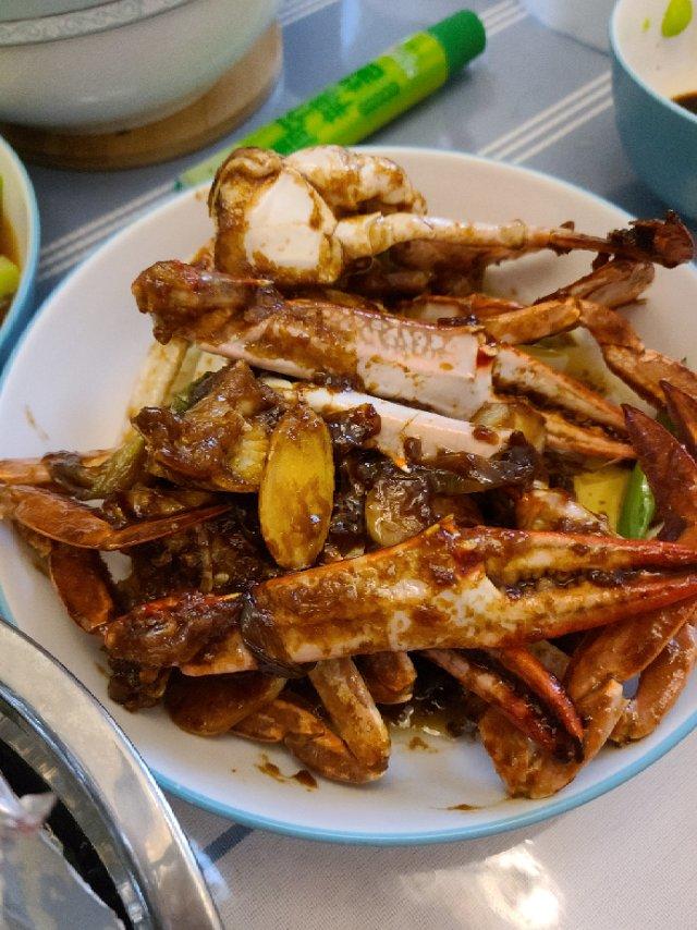 香爆梭子蟹