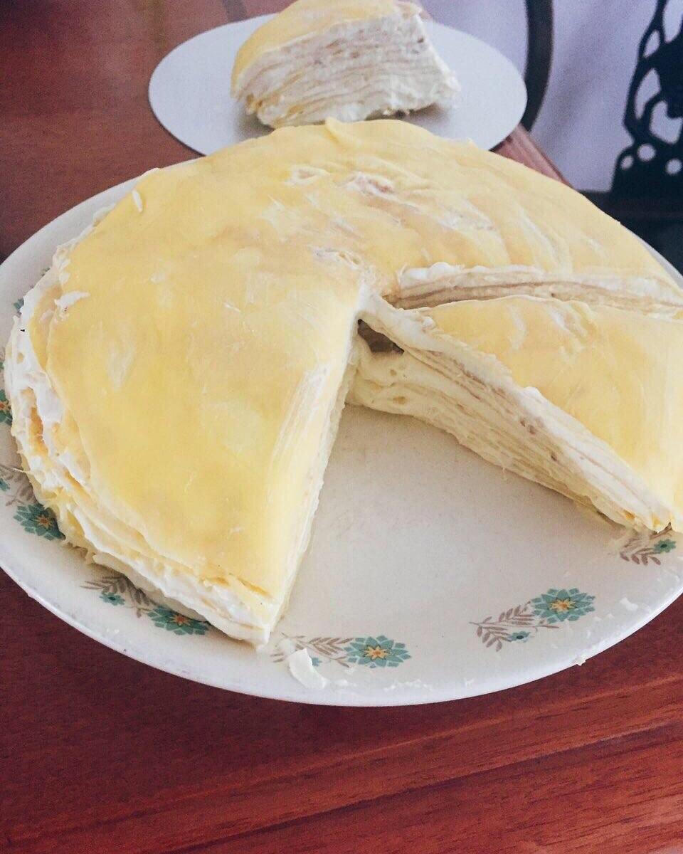 榴莲千层（超软糯蛋皮配方٩( ᐛ )و