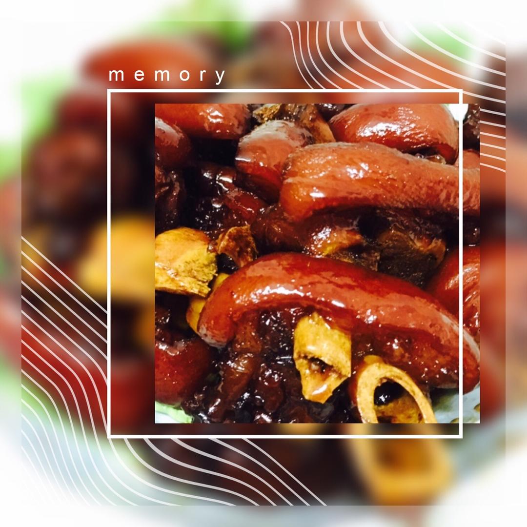 美味的家常菜：红烧猪蹄