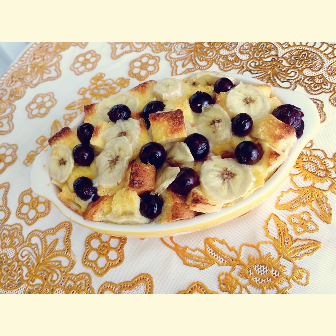 焗烤蔓越梅吐司布丁