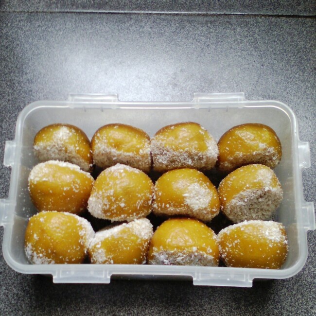 椰香南瓜紫薯糯米糍