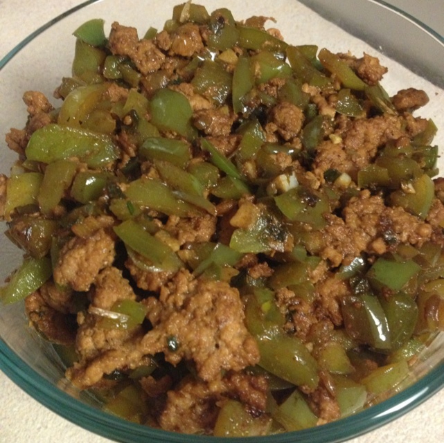 肉沫豆角下饭菜