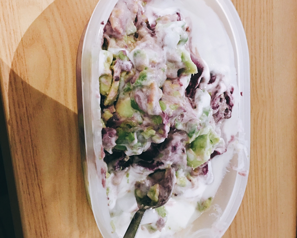 牛油果紫薯酸奶