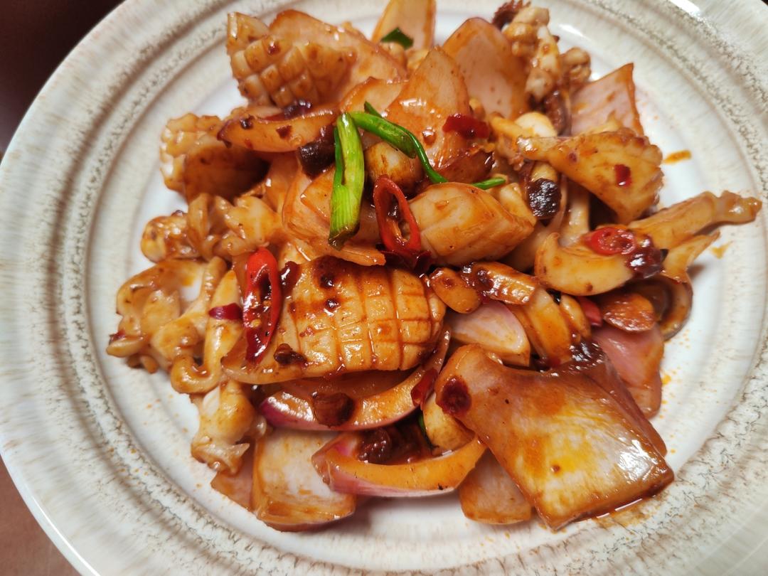 洋葱爆炒鱿鱼