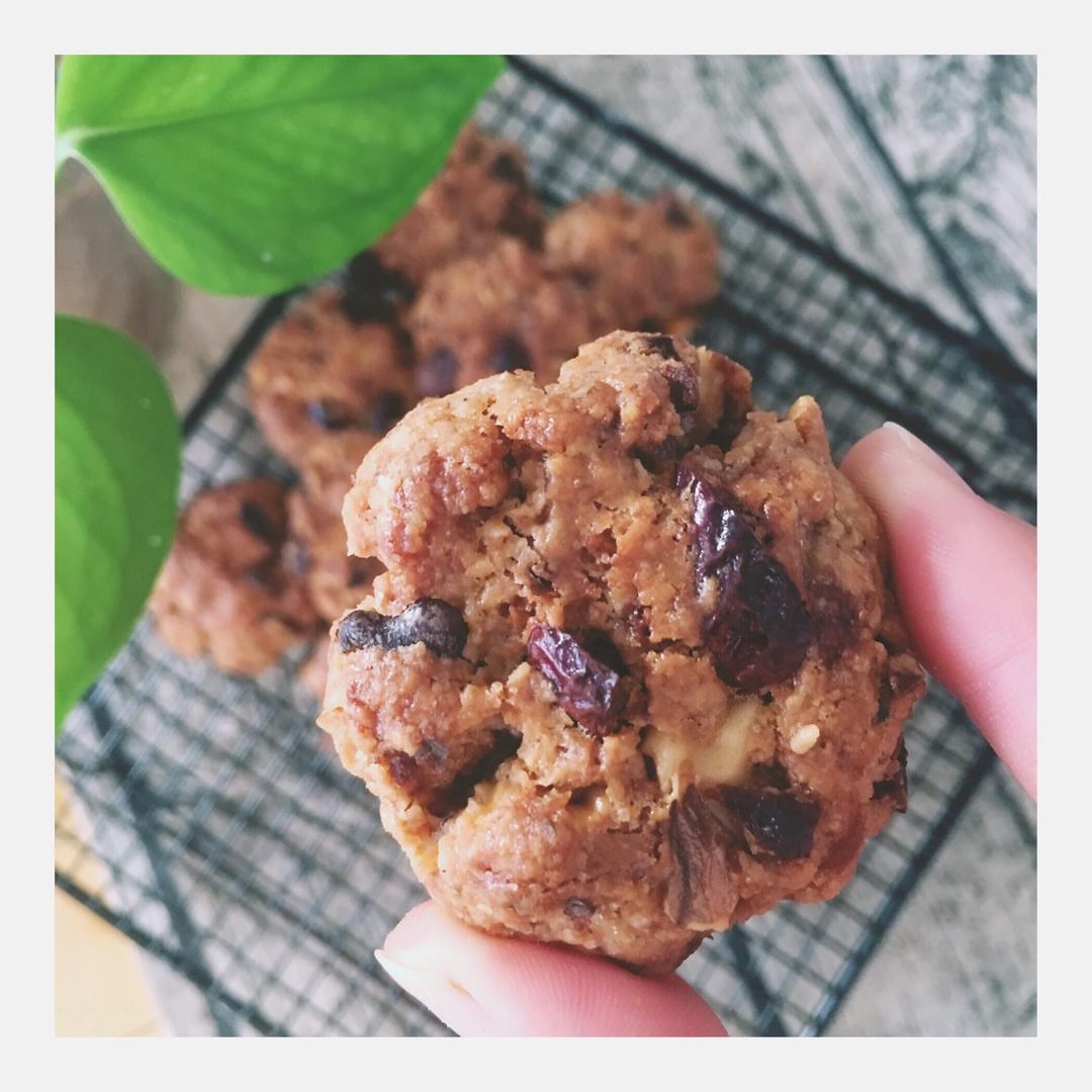红枣红糖核桃饼干