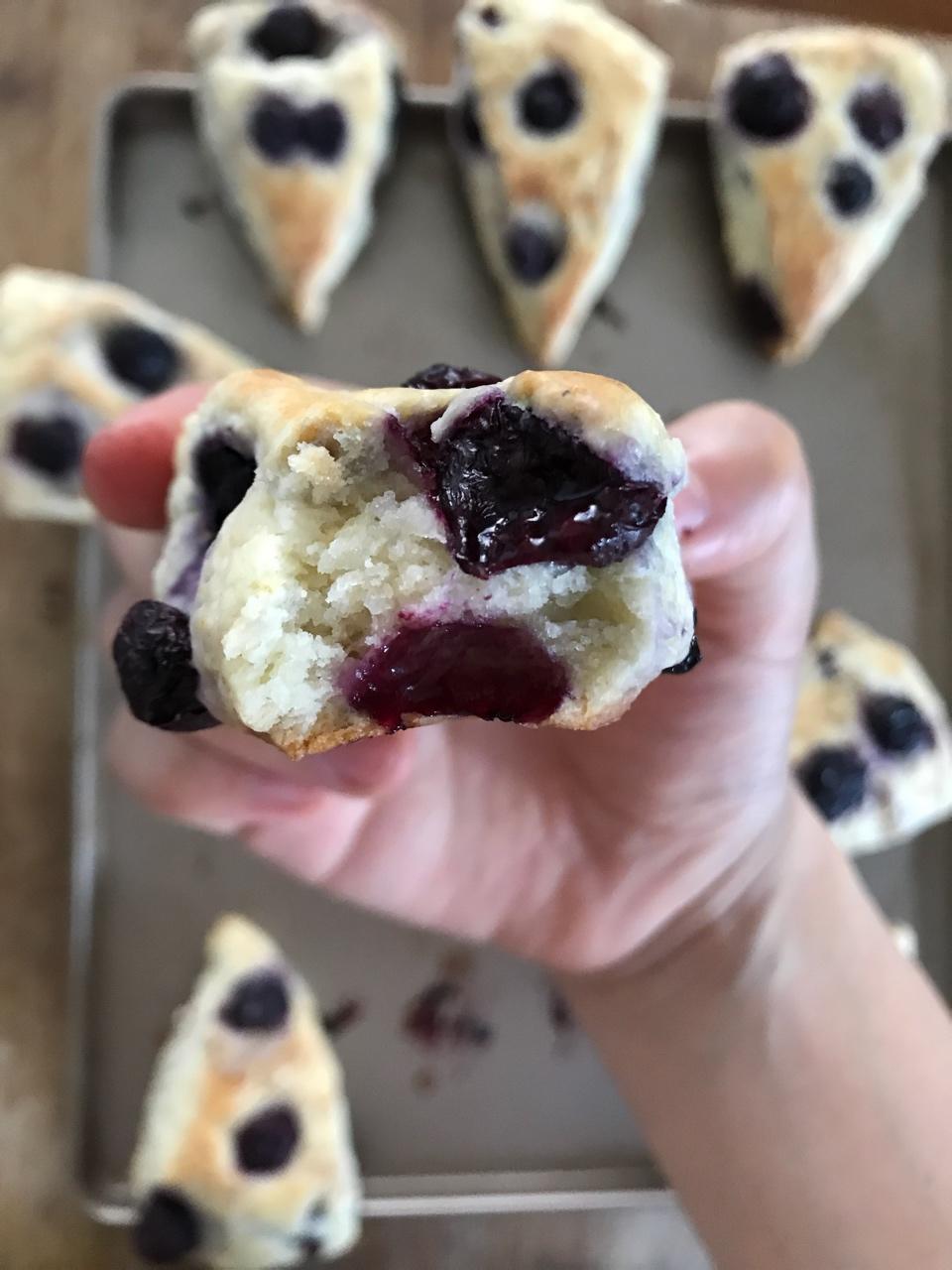 爆浆蓝莓司康Blueberry Explosion Scone