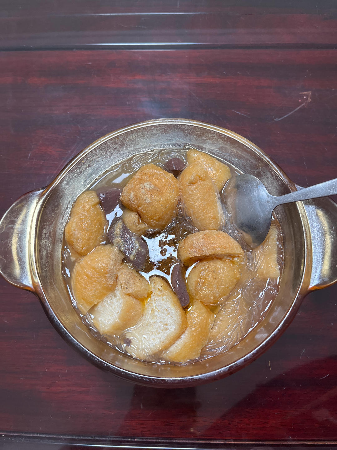 补铁鸭血粉丝汤
