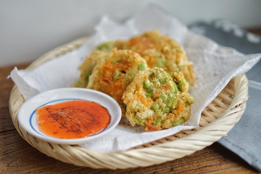 毛豆芝士饼