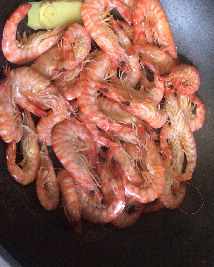白灼斑节虾