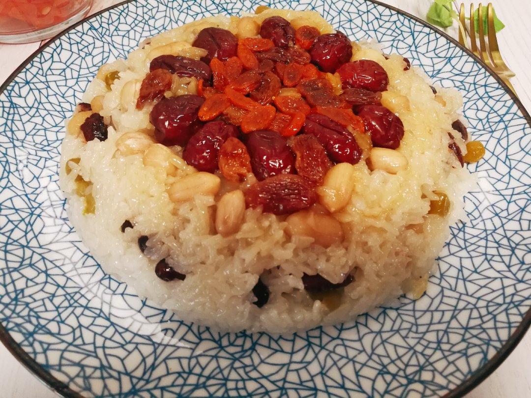 【猪油夹沙八宝饭】古法蒸糯米