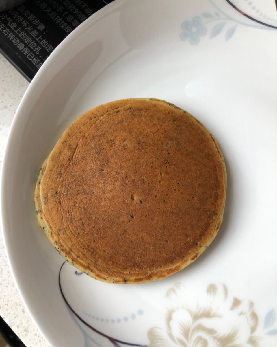 玉米面无油松饼