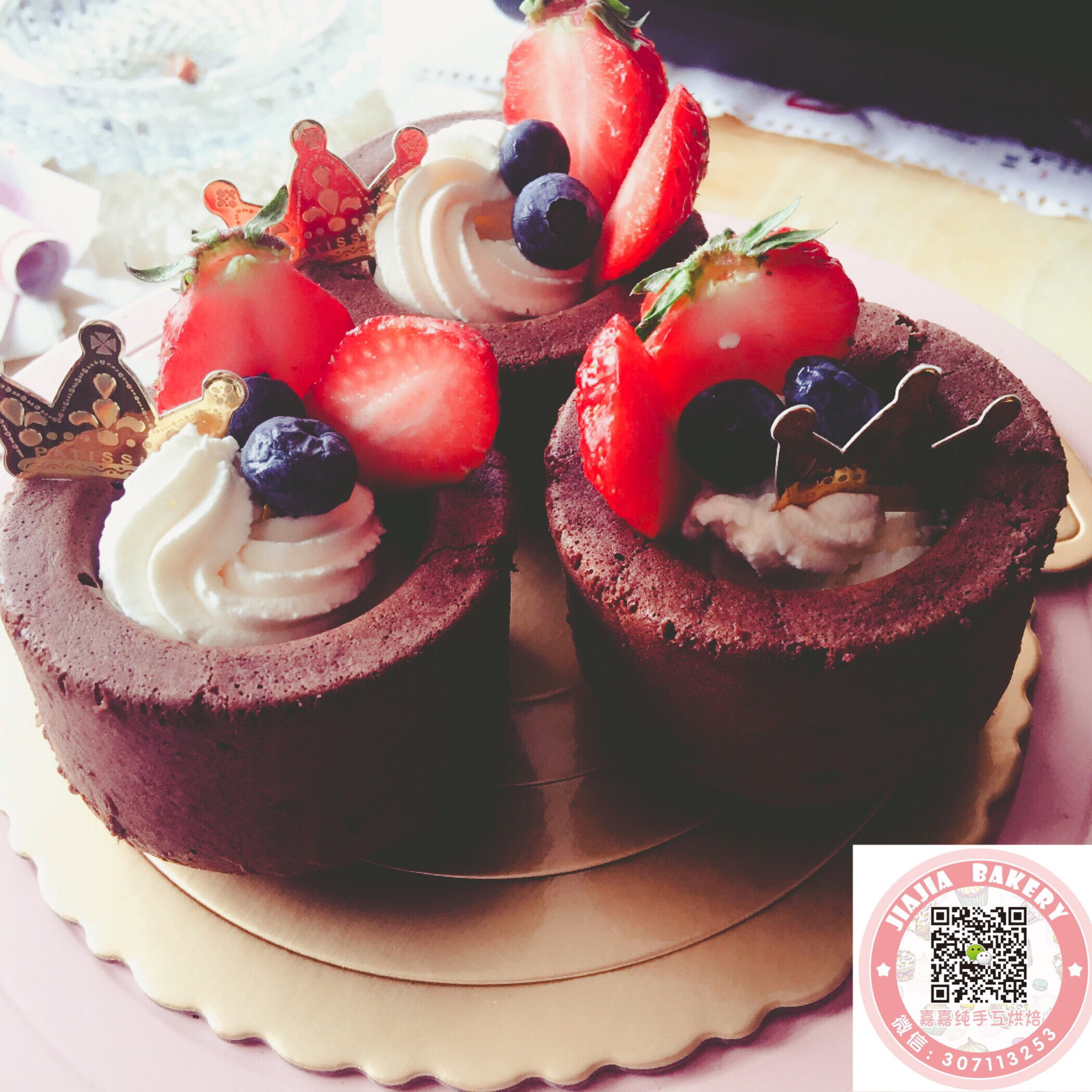 巧克力海绵杯子蛋糕