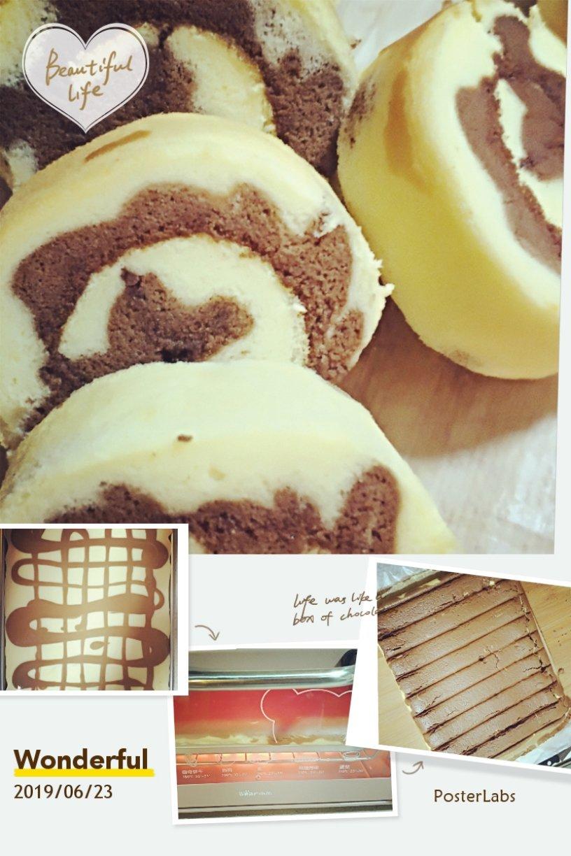 可可旋风蛋糕卷（视频）