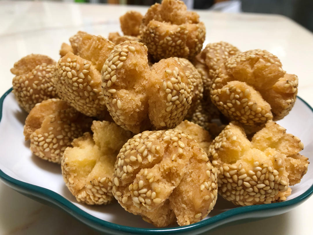 儿时零食开口笑（非常容易做）