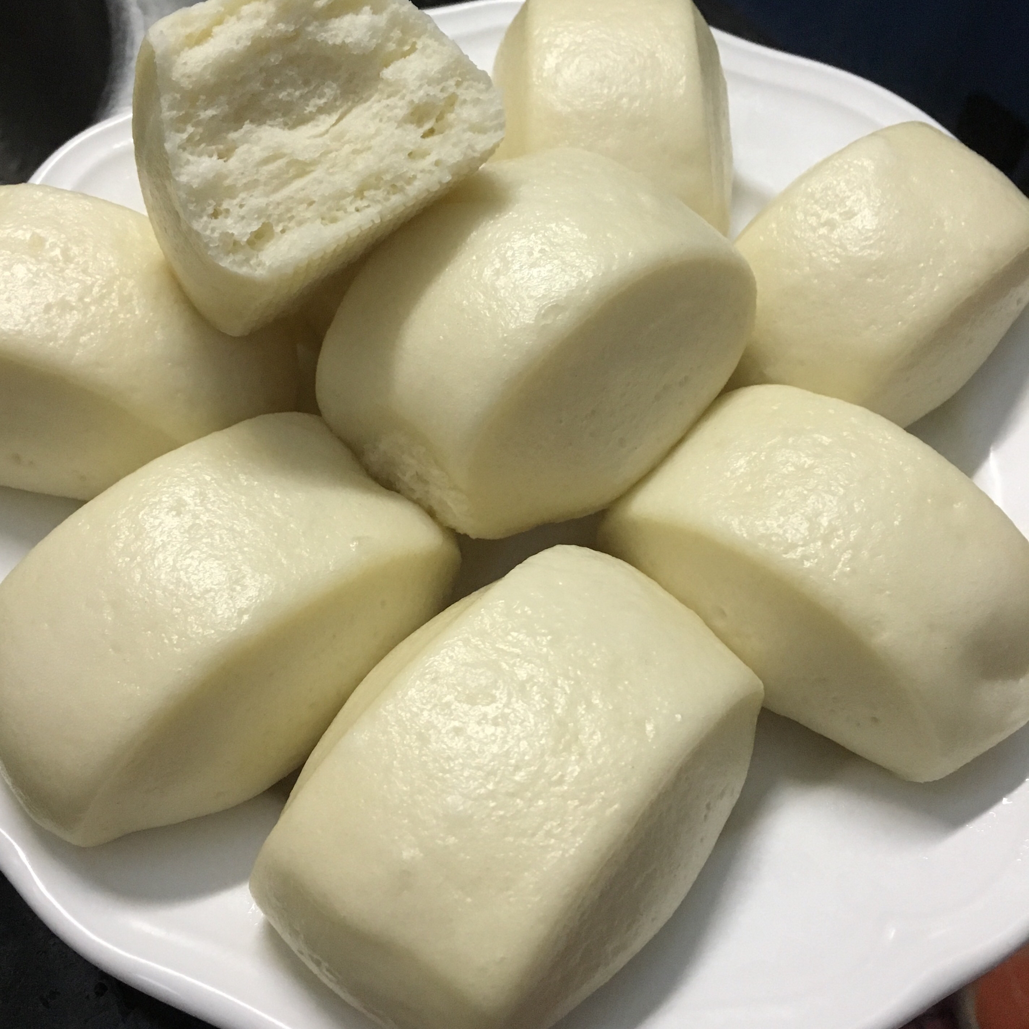 番薯糖水_做的牛奶馒头