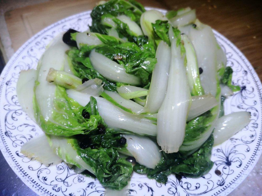 炝炒小白菜