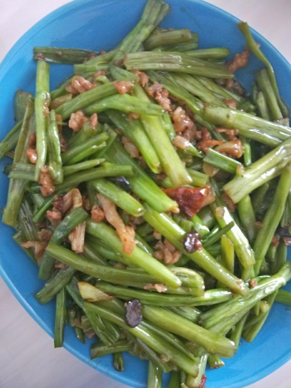 豉香小炒空心菜梗