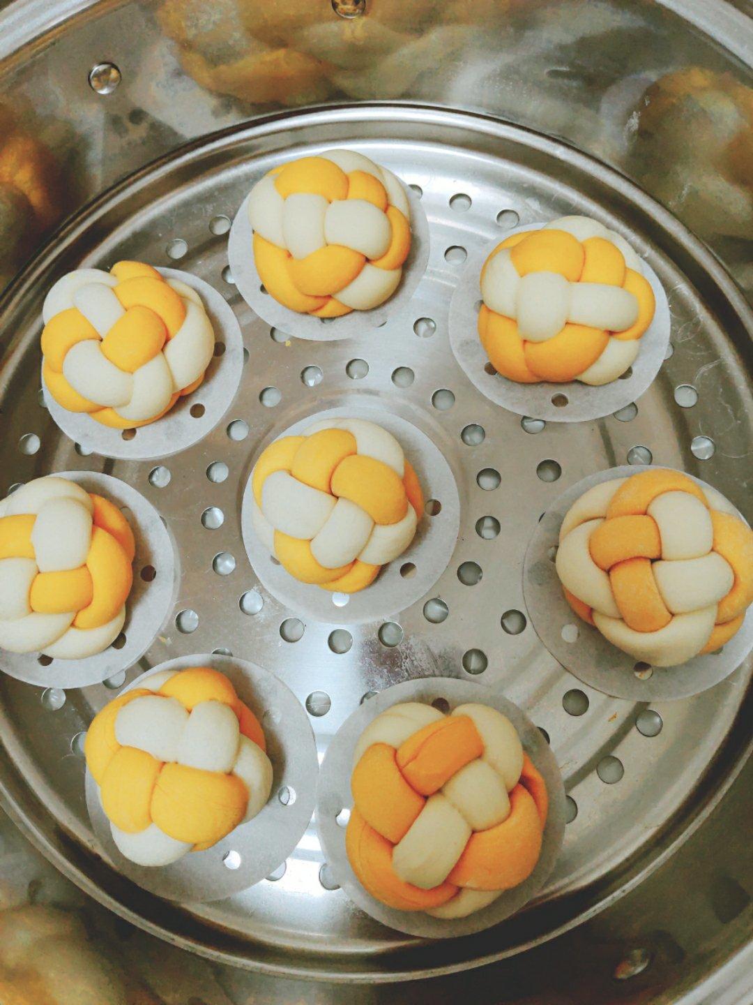 发酵面团-绣球包