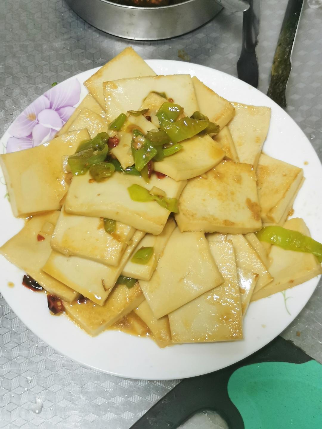 炒千页豆腐(不是干锅)