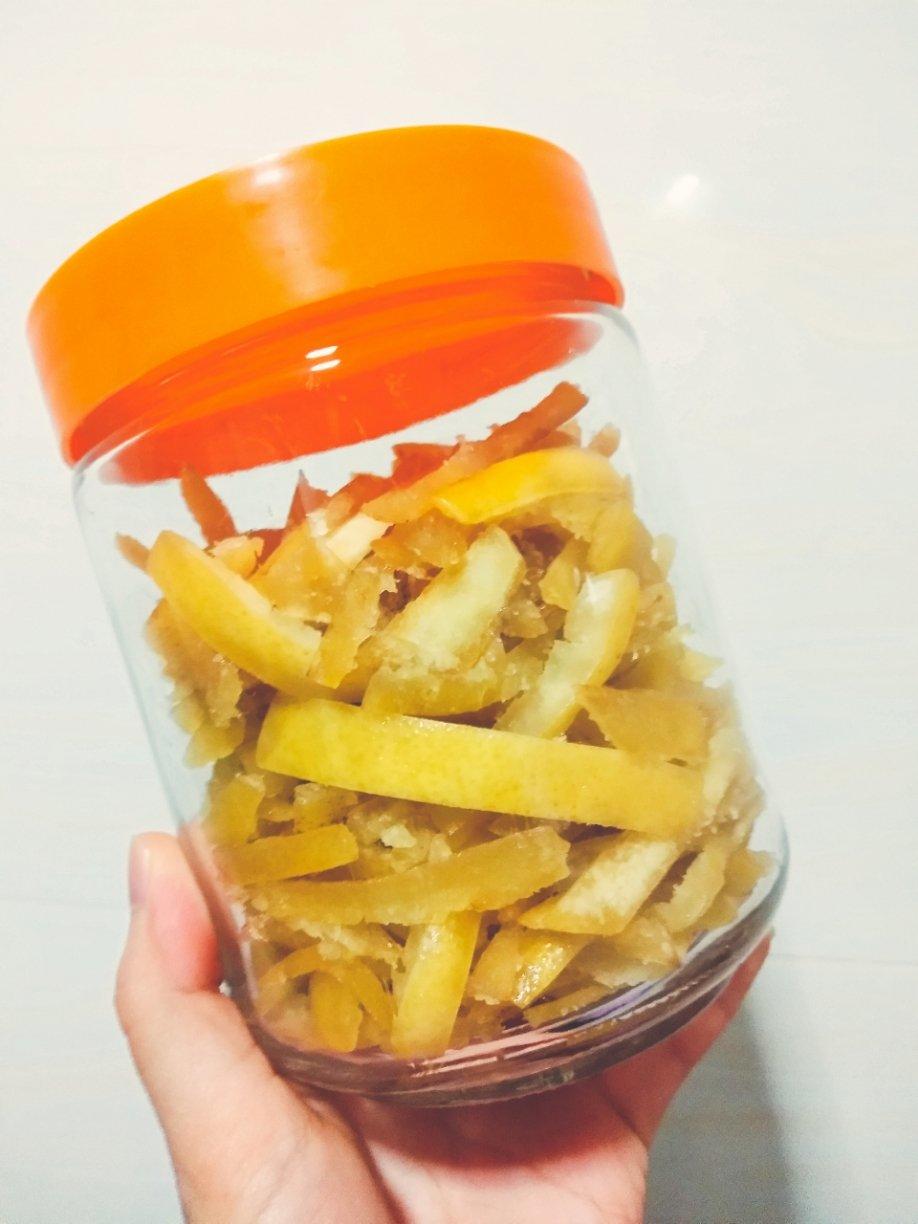 糖渍柚子皮