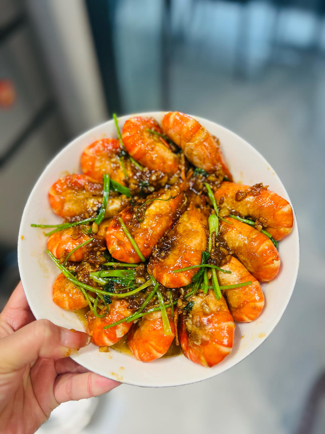 黄油芥末蒜香罗氏虾