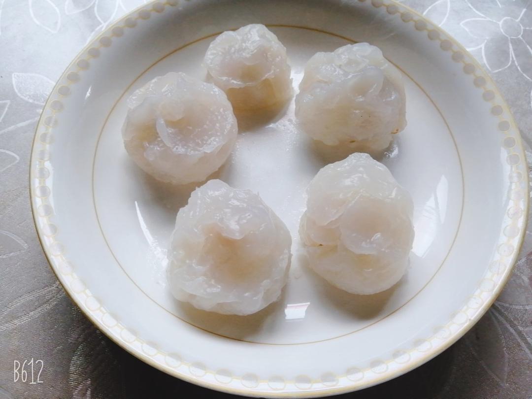 夏天的小橘子做的水晶饺水晶包