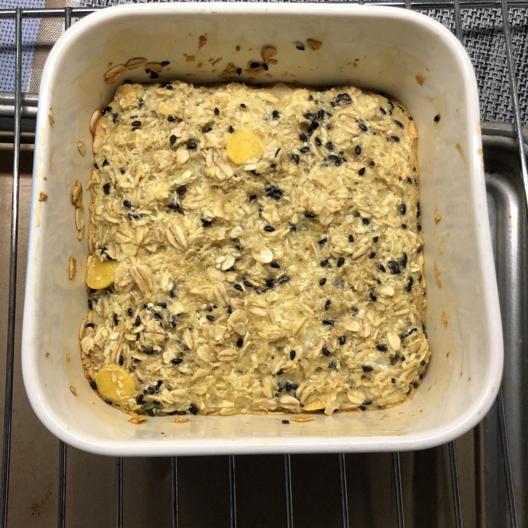 Baked Oatmeal Breakfast 早餐烤燕麦