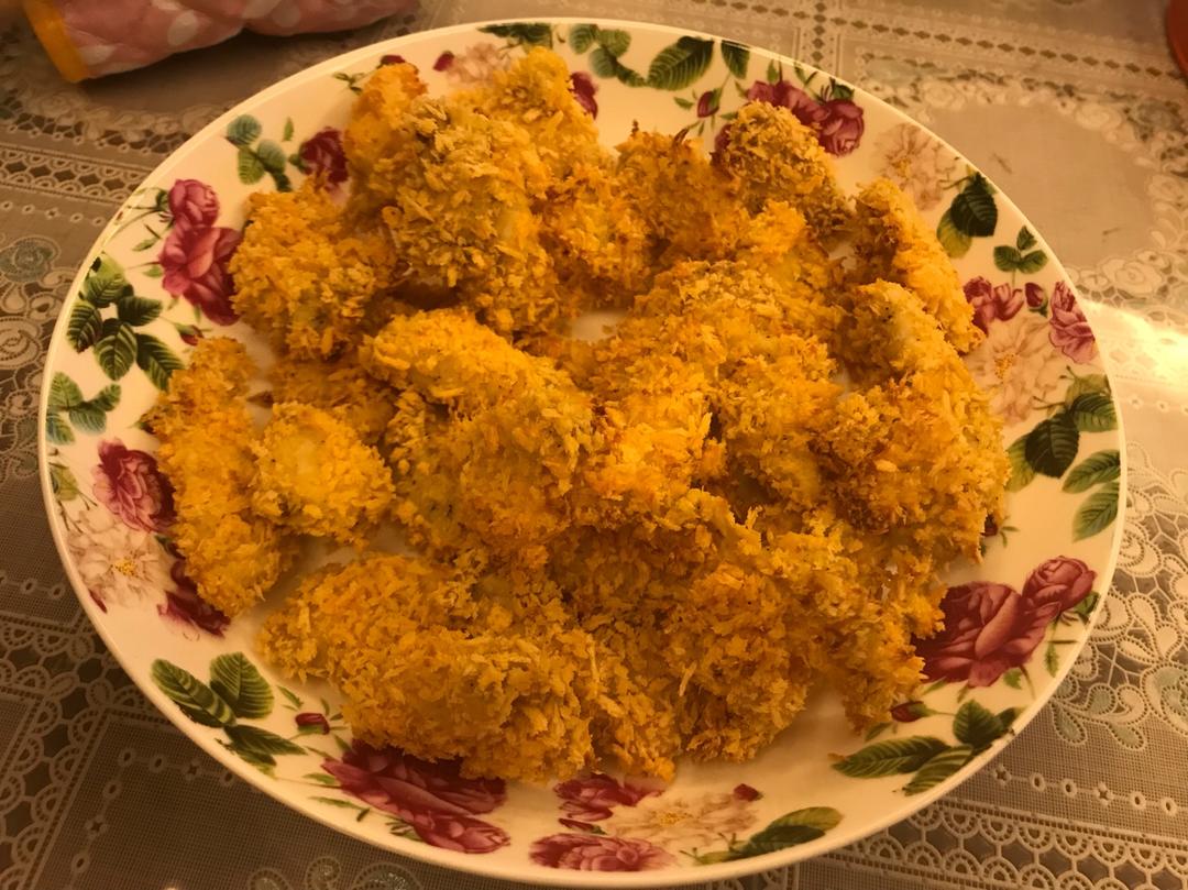 无油健康香酥鸡柳
