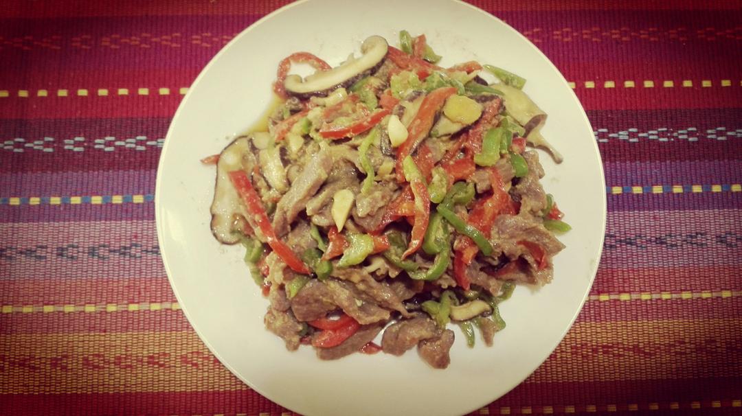 超级嫩的青椒牛肉丝