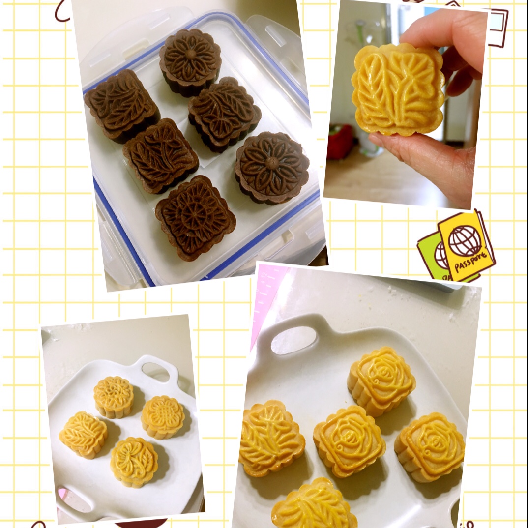 金沙奶黄月饼