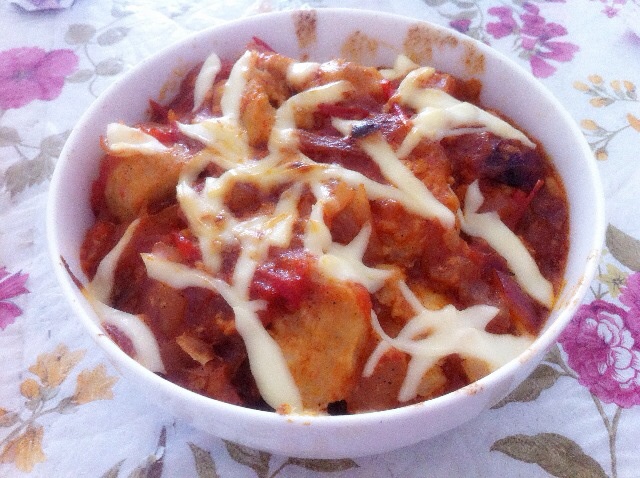 茄汁肉丸奶酪焗面