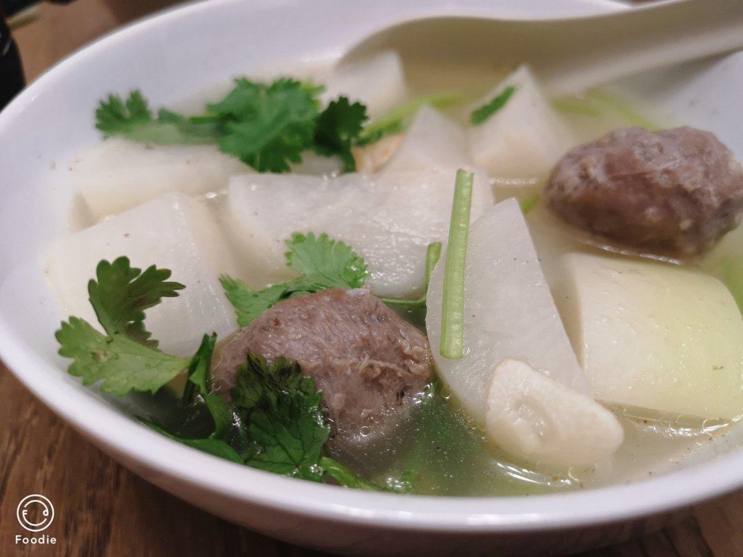 白萝卜潮汕牛肉丸清汤