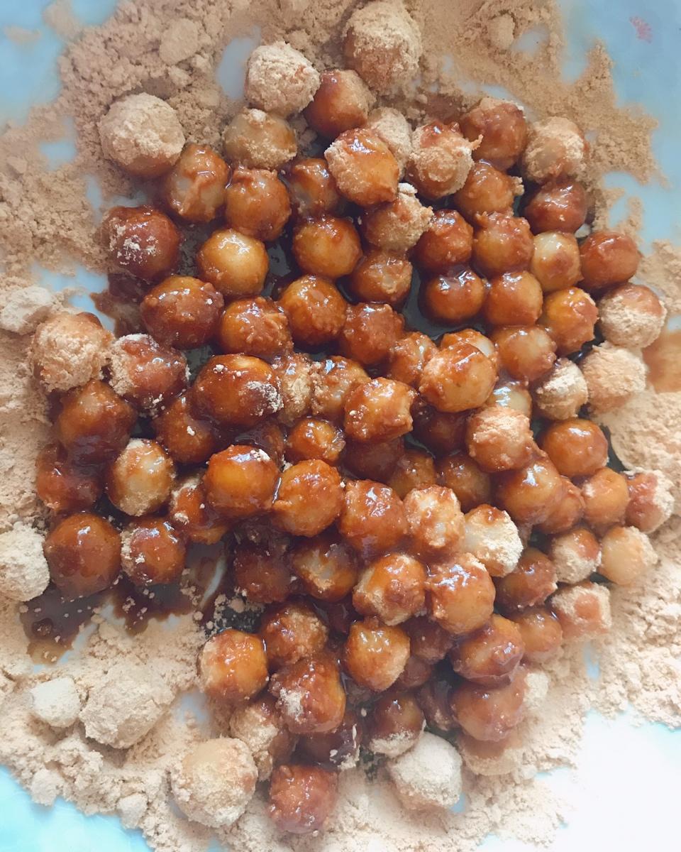 消耗小圆子大作战--黄豆粉红糖圆子